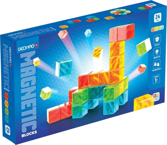 Geomag Gems Magnetiske Blokker 24Stk