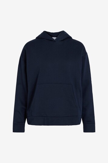 Vila Hettegenser viHuris L/s Loose Sweat Hoodie/pb Blå