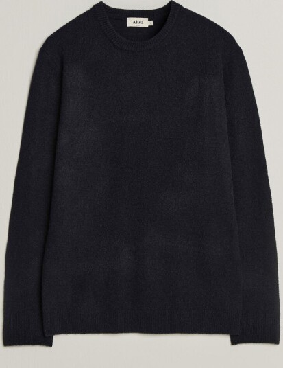 Altea Cloud Cashmere Blend Sweater Navy