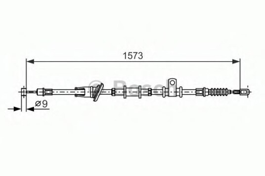 Bremsewire BOSCH 1 987 482 399 Bremsewire BOSCH 1 987 482 399