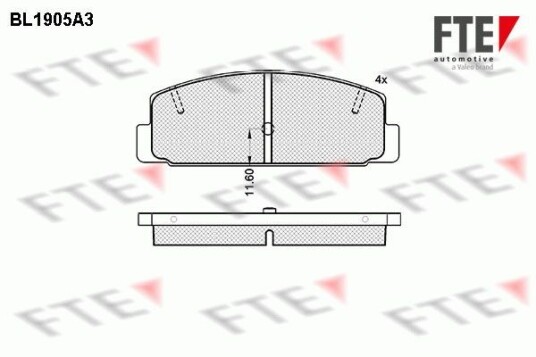 Bremseklosser FTE 9010494
