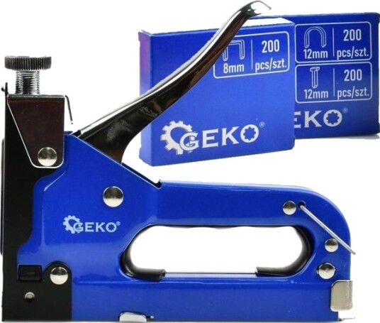 Geko Geko Stiftemaskin 3 I 1 + Komplett Stifter 600 Stk Geko Geko Stiftemaskin 3 I 1 + Komplett Stifter 600 Stk