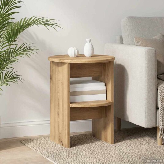 Sideskap 2 pcs Artisan Eik Ø40 x 50 cm Konstruert tre
