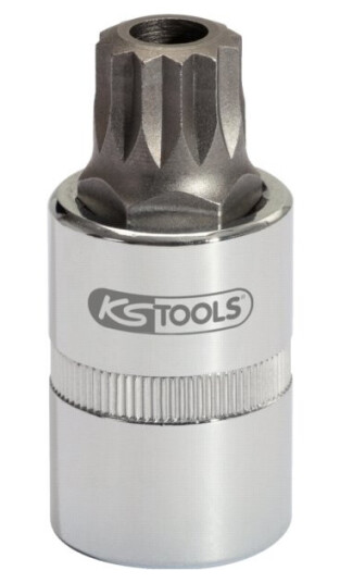Ks Tools 911.1348, Stikkontakt, 1 Hoder, Kromvanadiumstål, Din 3120, Iso 1174, 140 G