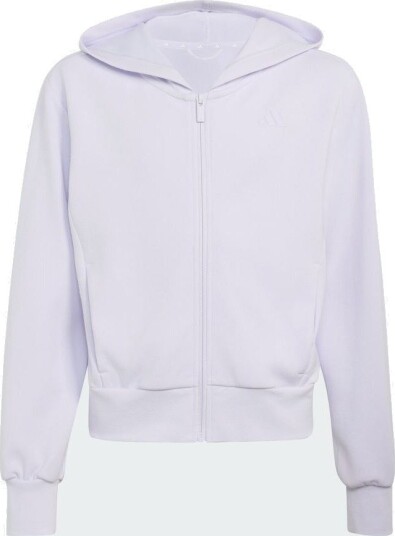 adidas adidas Girls Full Zip Hoodie Track Top størrelse 164 cm