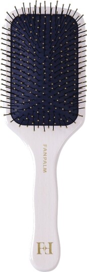 Fan Palm Wet + Curly Hairbrush Nylon White ONE SIZE Fan Palm Wet + Curly Hairbrush Nylon White ONE SIZE