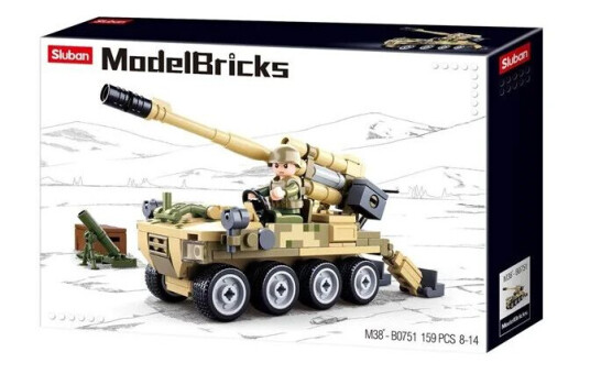 Sluban 8x8 Mobile Cannon Sluban 8x8 Mobile Cannon