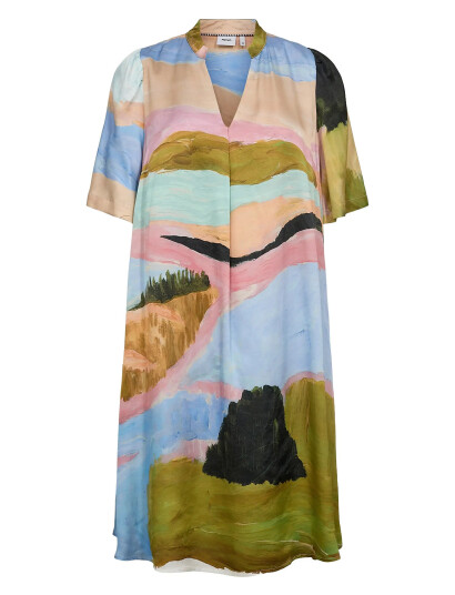 Nümph Numeadow V Neck Dress Multi/patterned 42 Nümph Numeadow V Neck Dress Multi/patterned 42