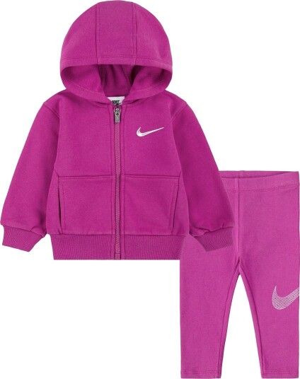 Nike Sett Cardigan/Leggings Hot Fuchsia Nike 18 md Cardigan Lilla