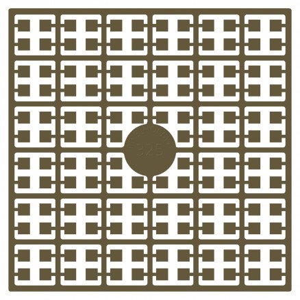 Pixelhobby Midi perler 325 Beige Brown 2x2mm 140 piksler