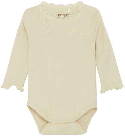 HUTTEliHUT ribb body med blonder Wood Ash HUTTEliHUT ribb body med blonder Wood Ash