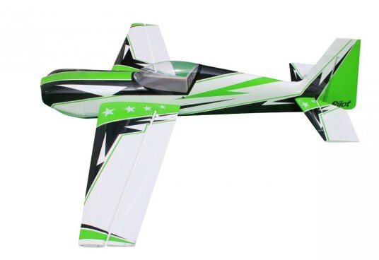 Pilot-RC Laser 73inch ARF White/Green/Black