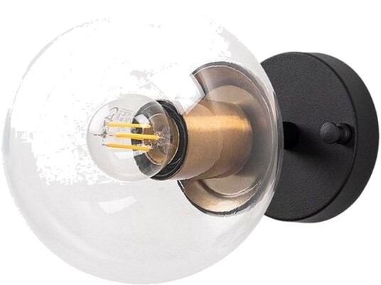 Vegg lampe Sone Svart / Antikk - Svart / Antikk