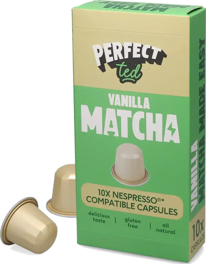 PerfectTed | Vaniljematcha 10 kapsler til Nespresso®