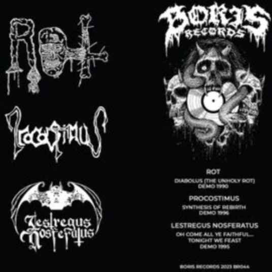 Rot, Procostimus, Lestregus Nosferatus  Atlanta Metal Underground Archives  Kassett
