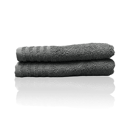 Home Stellebord håndkle 2pk mørk Grå
