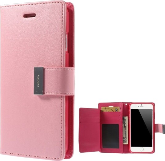Kjøp Mercury Rich Diary (iPhone 6(S) Plus) Lyserosa Kjøp Mercury Rich Diary (iPhone 6(S) Plus) Lyserosa