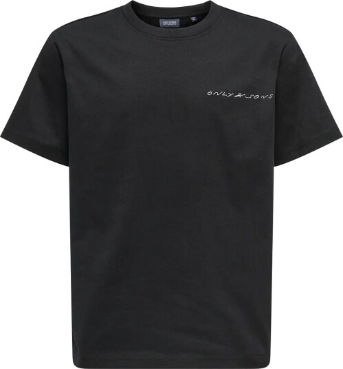 ONLY & SONS Osjasher Life Reg Ss Tee Jrs Black 134 140 ONLY & SONS Osjasher Life Reg Ss Tee Jrs Black 134 140
