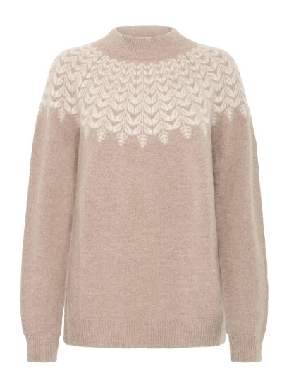 Fransa Frisabella Pu 5 - Beige - XXL