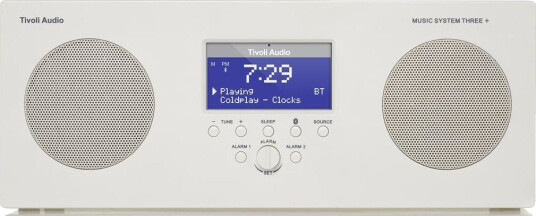 TIVOLI AUDIO MUSIC SYSTEM THREE+ DAB RADIO WHITE