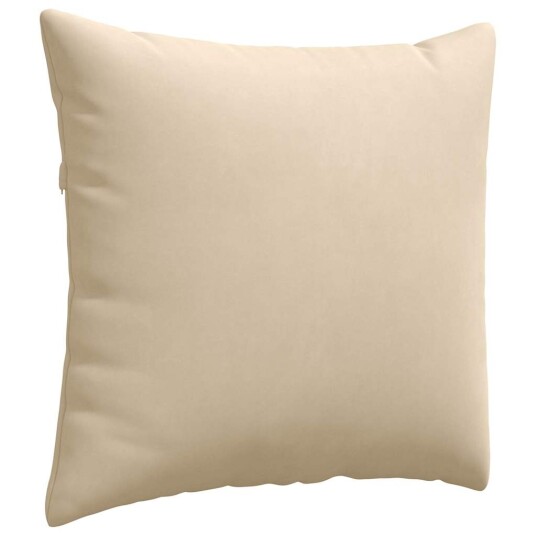 Sofaputer 2 pcs Krem 50 x 50 cm stoff