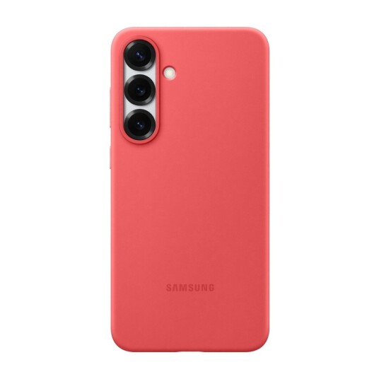 Samsung Galaxy S25+ Silikondeksel Rød - Mobildeksel i Høy Kvalitet