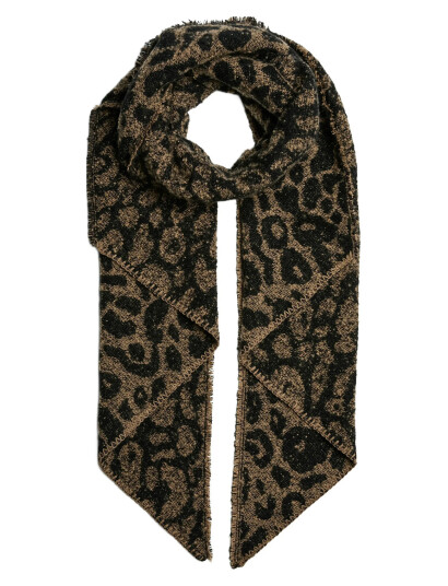 Pieces Pcpyron Long Animal Scarf Noos Bc - Brown - ONE SIZE Pieces Pcpyron Long Animal Scarf Noos Bc - Brown - ONE SIZE