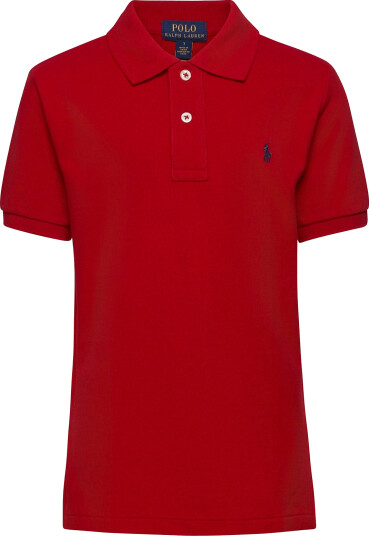 Ralph Lauren Kids The Iconic Mesh Polo Shirt Red 124-131