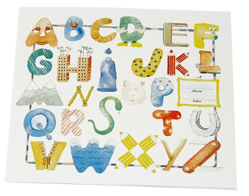 Daiber Abc Papir Flerfarget 13 X 18 Cm
