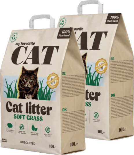 My Favourite Cat Softgrass 10L 2-Pack My Favourite Cat Softgrass 10L 2-Pack