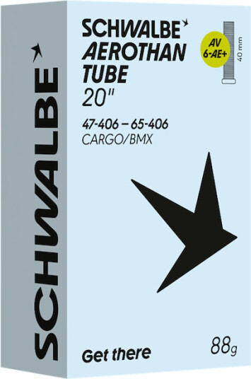 Schwalbe Aerothan Plus slange 20" AV ventil 40mm