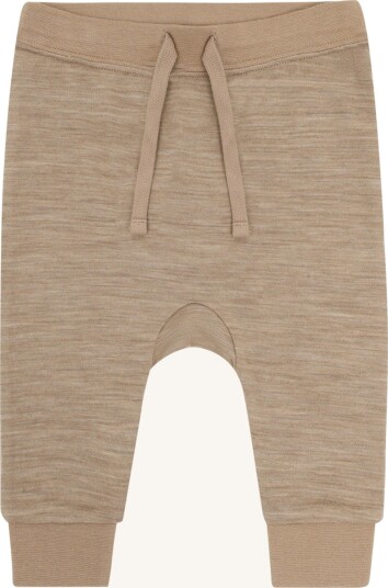 Hust & Claire Gaby Joggebukse i Ull/Bambus til Barn - Beige