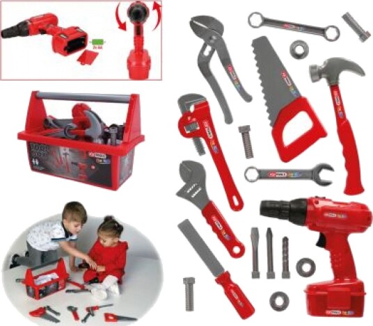 KS Tools Verktøysett 19 deler for barn - 310mm, plast
