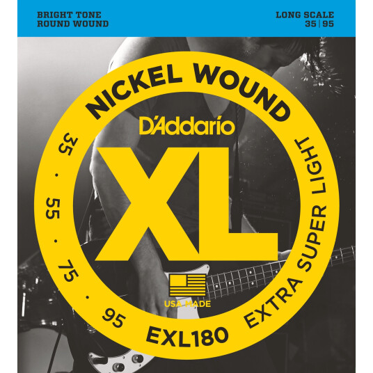 D'Addario Exl180 El. Bass 035-095