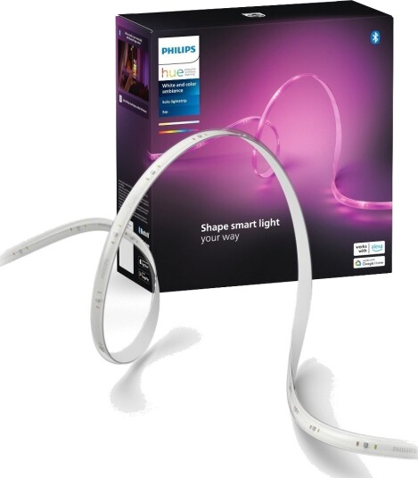 Philips Solo Lightstrip Smart Belysningslist Bluetooth/Zigbee Vit Silikon Variabel 20 W