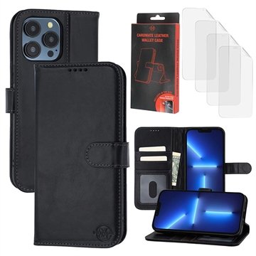 MyTPhone iPhone 13 Pro Max/12 Pro Max CardMate lommebokveske i lær   svart