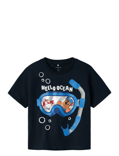 name it Nmmmorish Paw Nreg Ss Top Cplg Navy 86