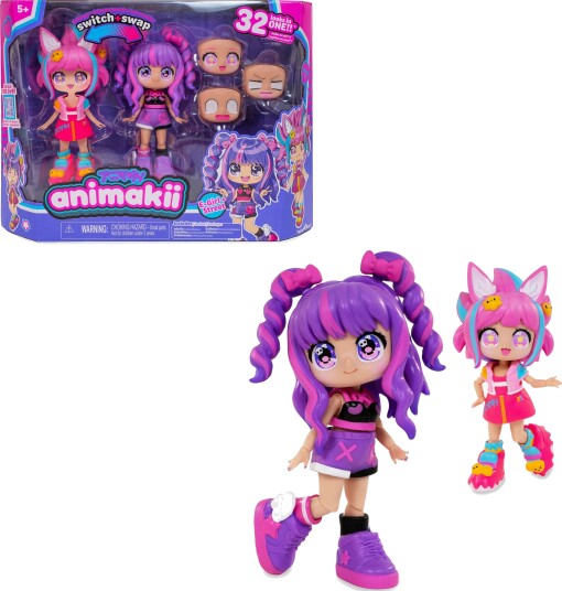 Animakii Dukke Sett E-Girl/Gyaru Animakii Dukke Sett E-Girl/Gyaru