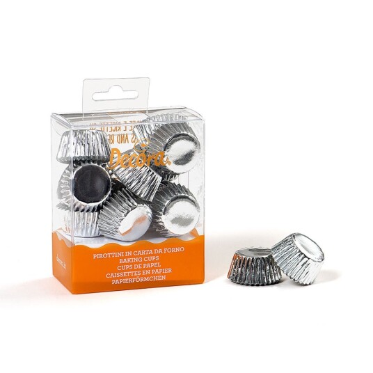 Decora Muffinsformer Mini Sølv Pk/180 
