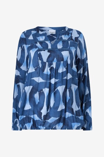 Zhenzi Bluse Zh sini 1058 blouse L/S Blå