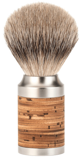 Mühle ROCCA Silvertip Badger barberkost i rustfritt stål