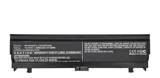 CoreParts Battery - laptop battery - Li-Ion - 4400 mAh - 48 Wh CoreParts Battery - laptop battery - Li-Ion - 4400 mAh - 48 Wh