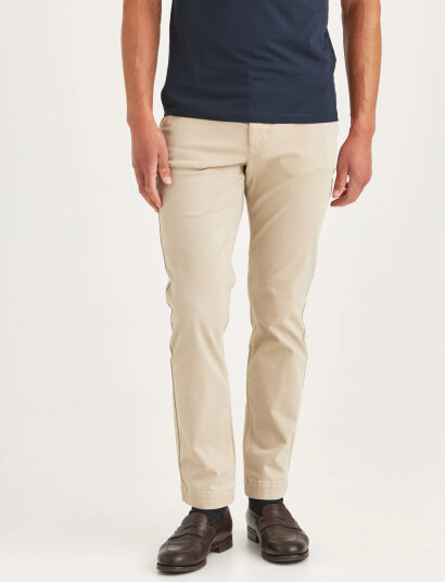 Morris Jeffrey Brushed Chino - Green - 38 x 32