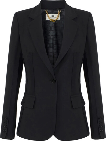 Elisabetta Franchi Dame Jakker Svart XS,