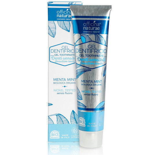 Organisk tannkrem Gel Officina Naturae Sensitive tenner Organisk tannkrem Gel Officina Naturae Sensitive tenner