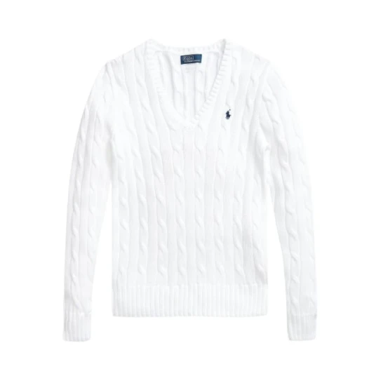Polo Ralph Lauren Dame Strikkevarer Hvit L,