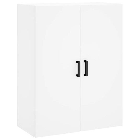 vidaXL Highboard hvit 69,5x34x180 cm konstruert tre 8720845410926