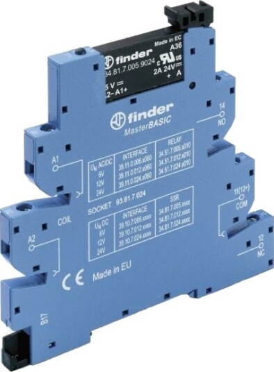 Finder Halvlederrelé 39.10.7.012.9024 10 2 A Koblingsspenning Maks.: 24 V/Dc