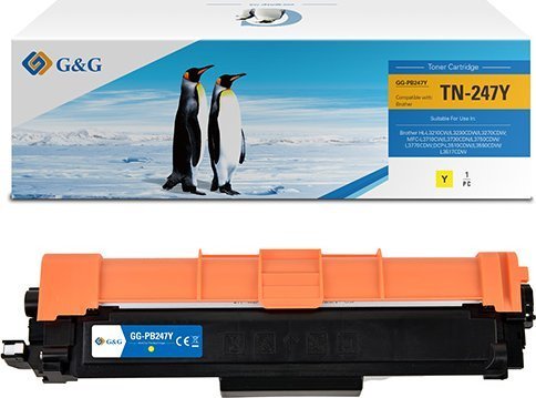 Toneris G&G Geltona Replacement Tn-247Y Nt-Pb247y