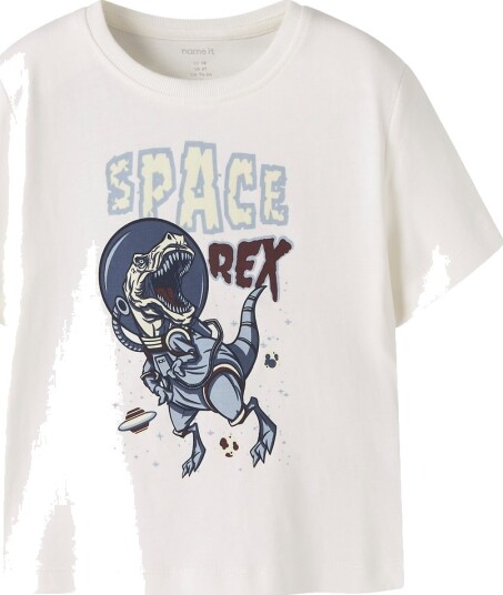 Name It T-skjorte - NmmVictor - Cloud Danser/Dino Rex - Name It - 2 år (92) - T-skjorte - Hvit
